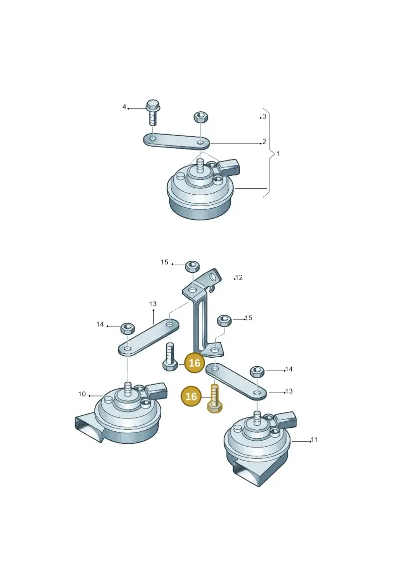 N01029315 — Volkswagen Polo (2011-2014) diagram 253951000, position 16