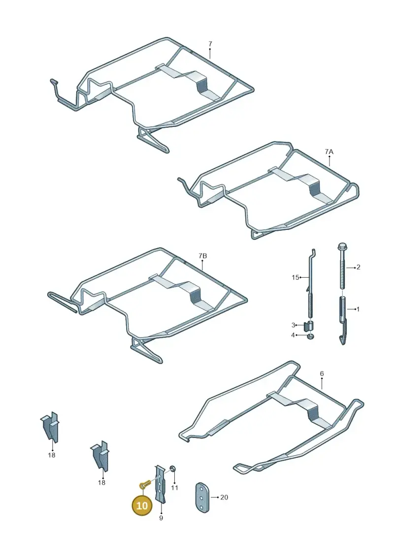 N01029316 — Volkswagen Crafter 35 panel (2011-2016) diagram 483801600, position 10