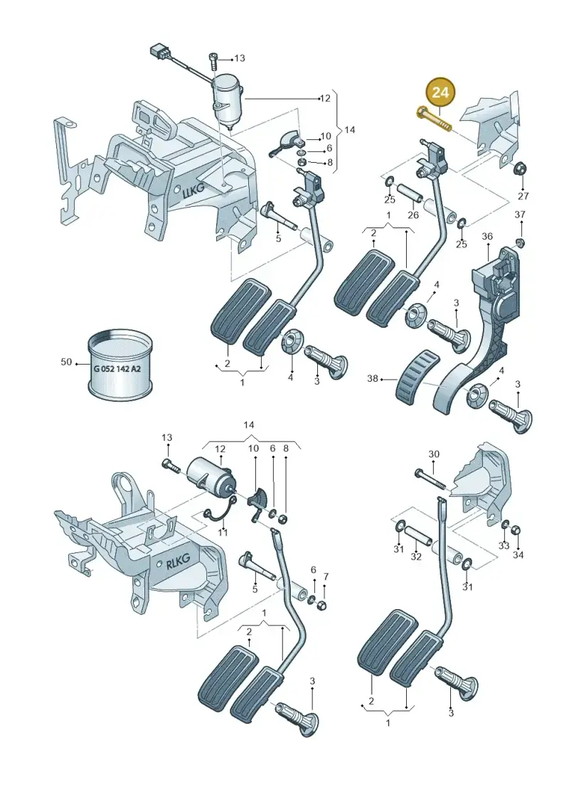 N0103691 — Volkswagen LUPO/3L TDI (2003-2005) diagram 158721550, position 24