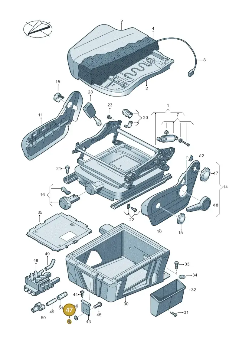 N01100412 — Volkswagen Crafter 35 panel (2011-2016) diagram 722881150, position 47