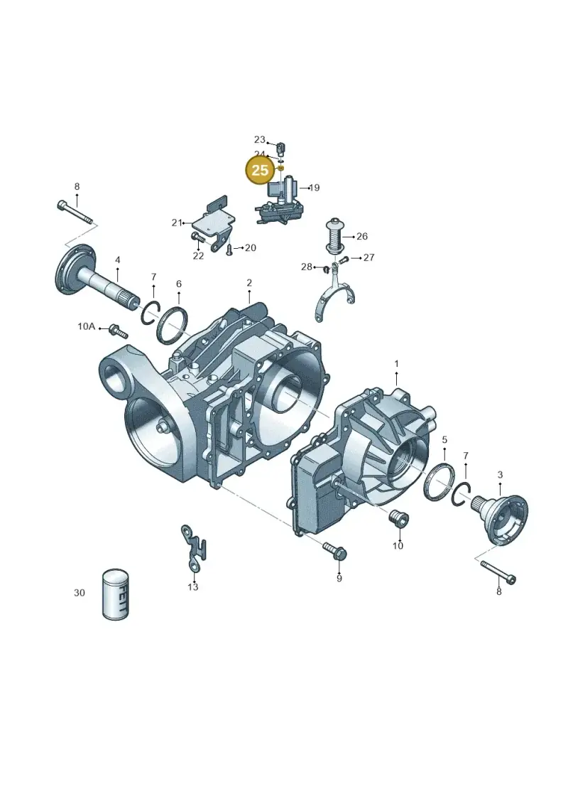 N01100412 — Volkswagen Transport. multivan (2019-2024) diagram 679525110, position 25