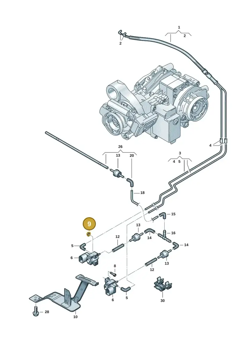 N01100521 — Volkswagen Transport. multivan (2019-2024) diagram 7em525200, position 9