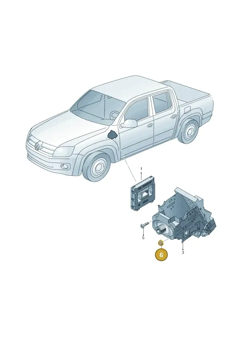 N01100521 — Volkswagen Amarok twin cab (2022-) diagram 894937500, position 6
