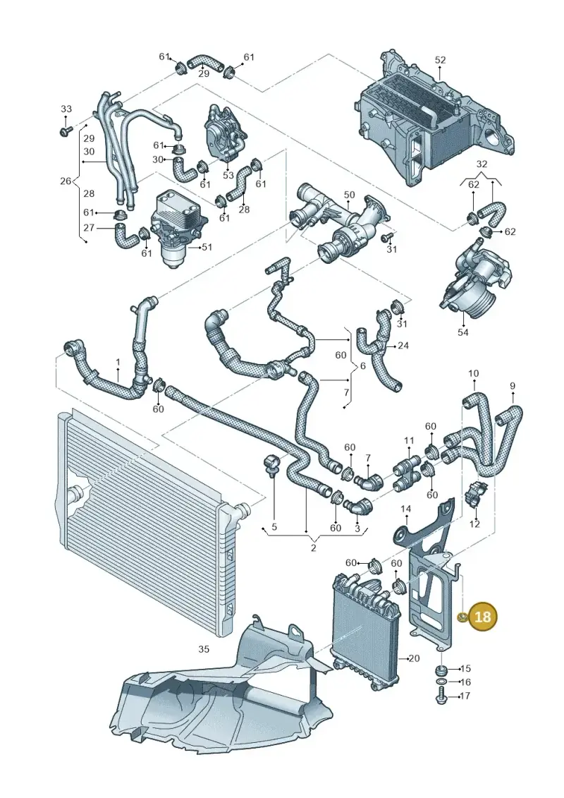 N01100627 — Volkswagen Arteon (2017-2023) diagram 793121410, position 18