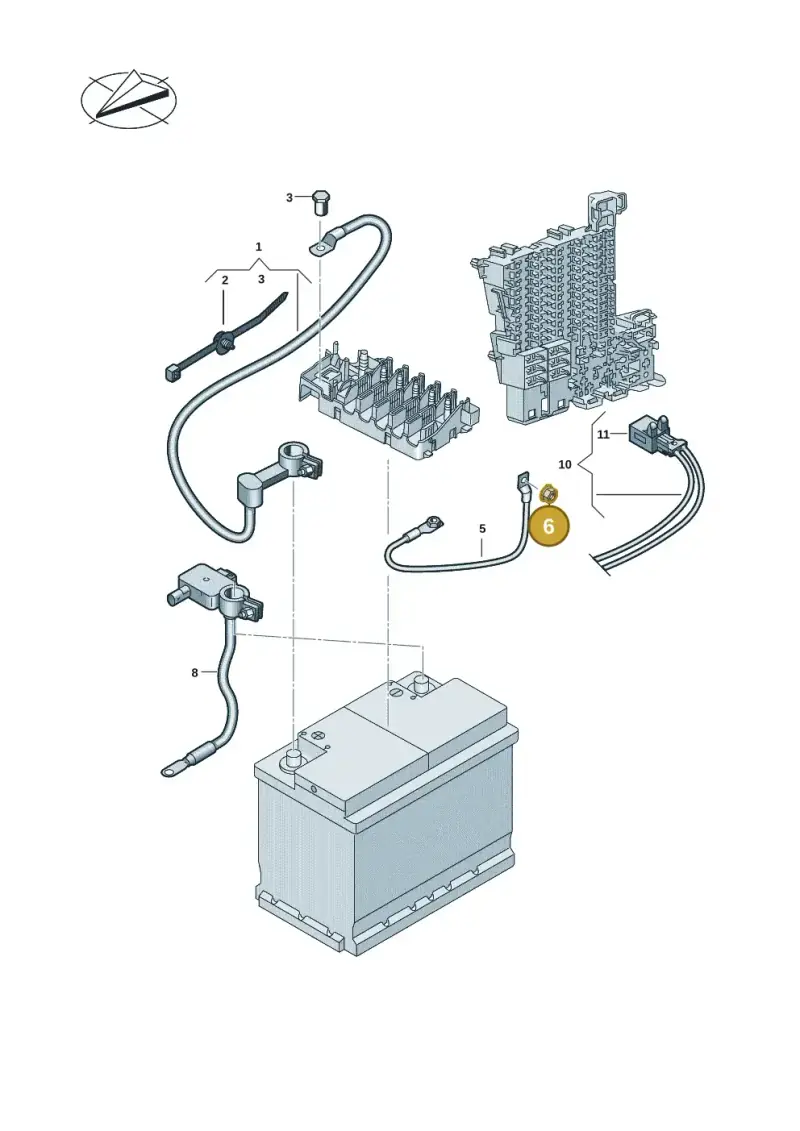 N01100632 — Volkswagen ID.3 Pro (2019-2024) diagram 10a971005, position 6