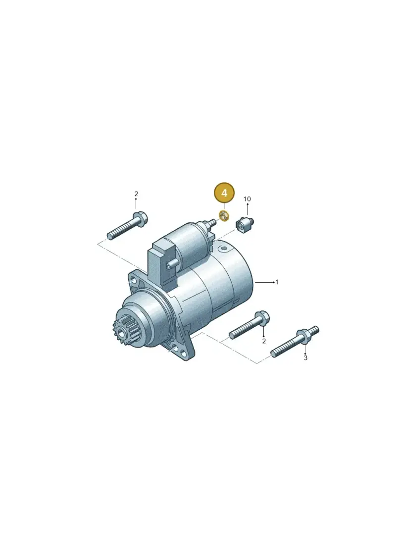 N01100845 — Volkswagen Touareg (2017-2023) diagram 5h0911000, position 4