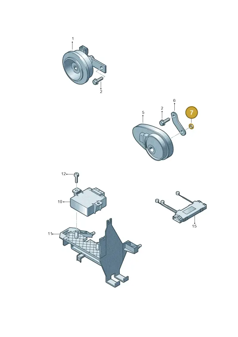 N0111849 — Volkswagen Touareg                08> (2007-) diagram 274951200, position 7