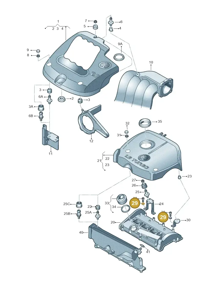 N01152423 — Volkswagen New Beetle             06> (2005-) diagram 194103710, position 29