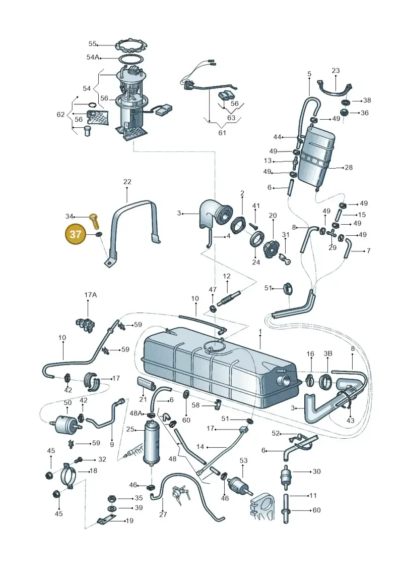 N01152527 — Volkswagen Kombi (2011-) diagram 540201010, position 37