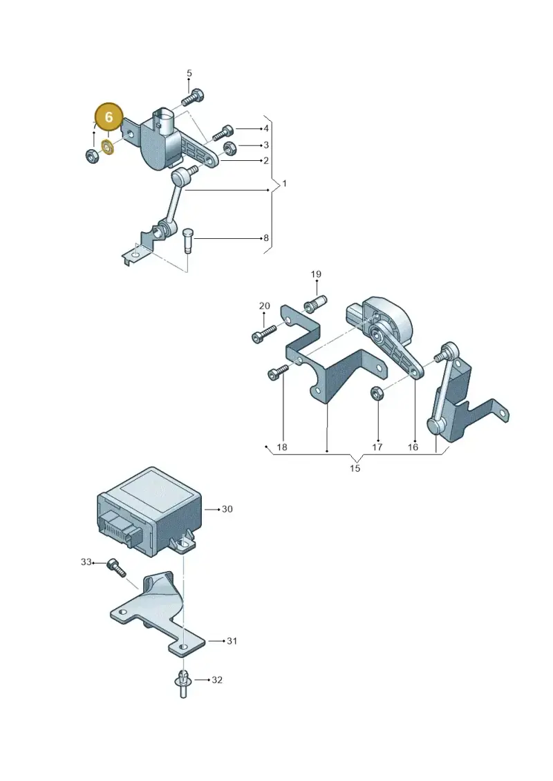 N0115477 — Volkswagen Jetta variant (2009-2014) diagram 409907300, position 6