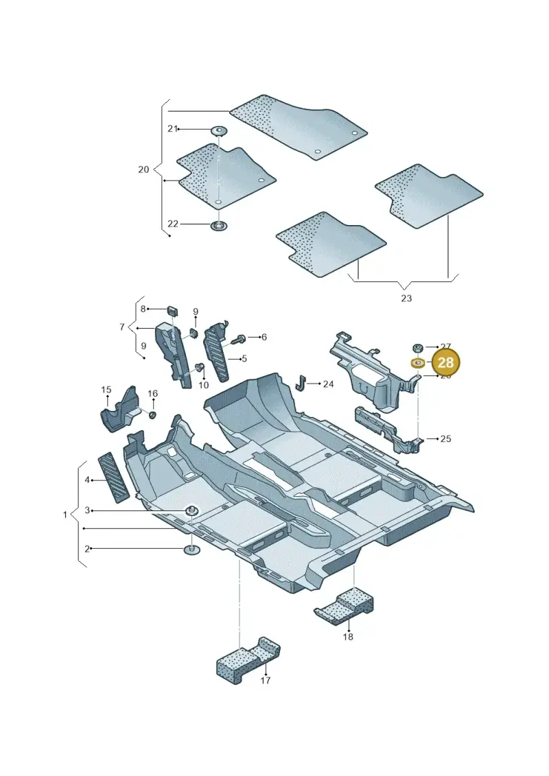 N0115477 — Audi Q3 1.4 (2016-) diagram 728863000, position 28