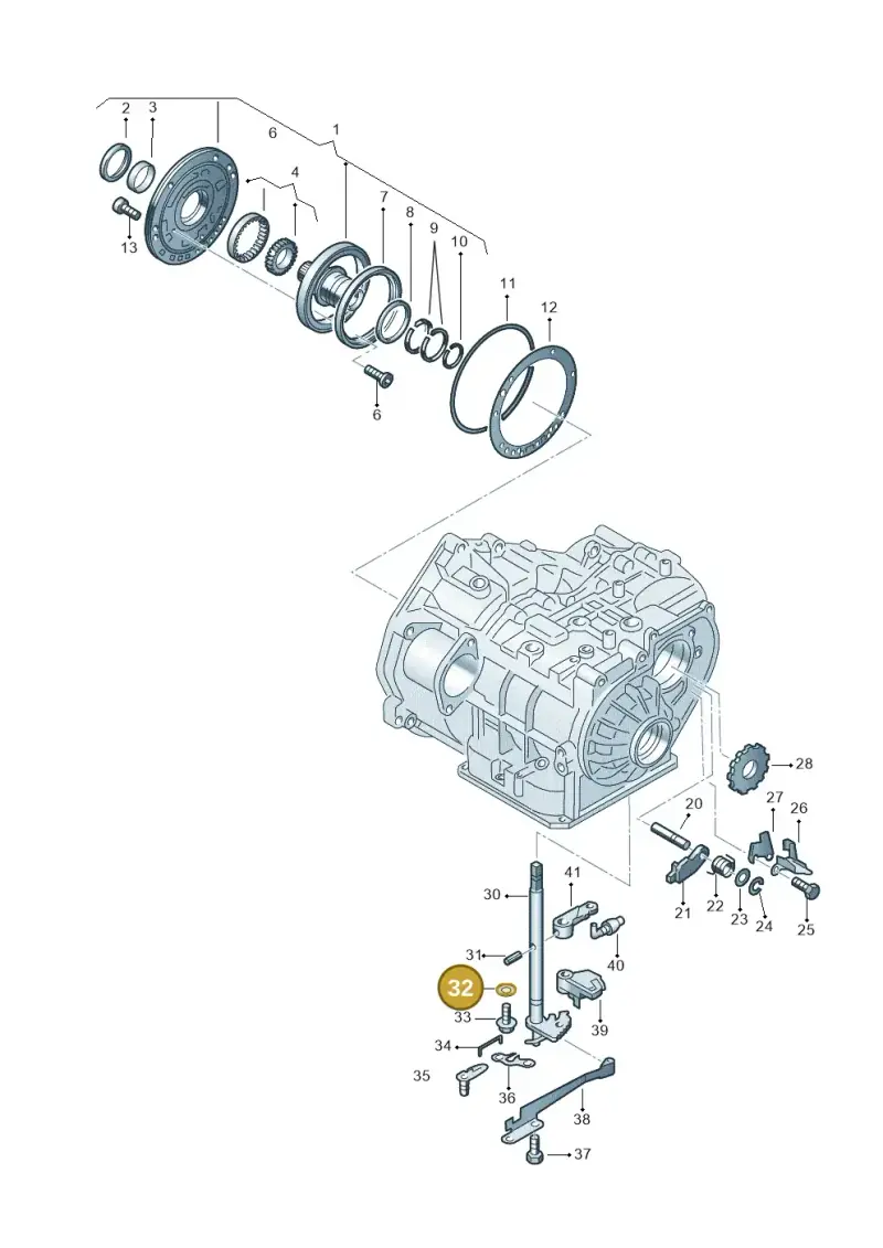 N0115501 — Volkswagen SHARAN/4MOTION (2000-2002) diagram 162321550, position 32