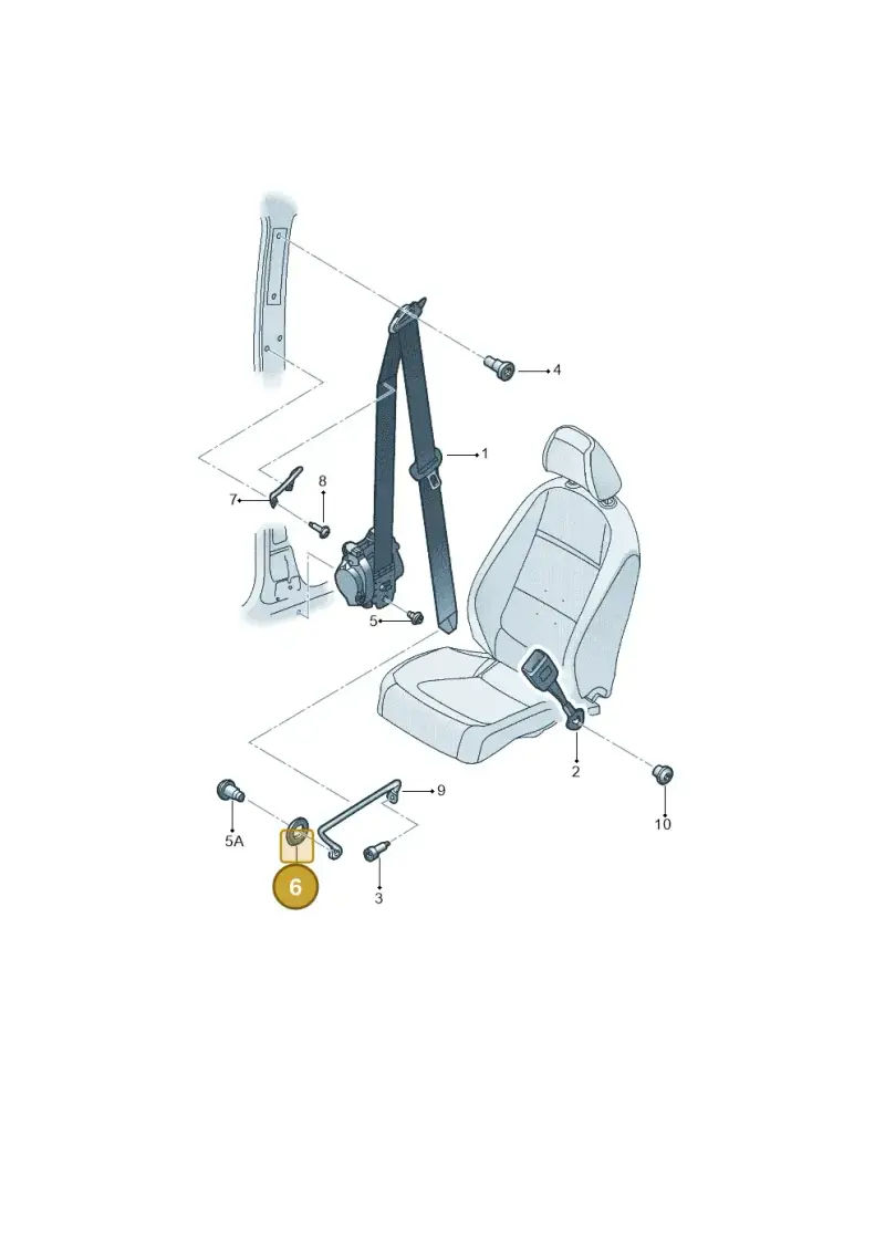 N0116555 — Volkswagen Beetle (2016-2019) diagram 715857600, position 6