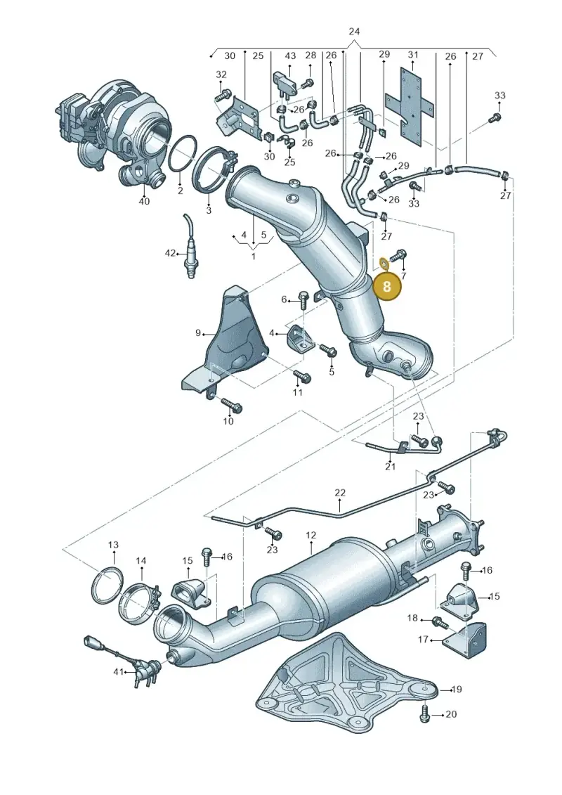 N01167026 — Volkswagen Amarok twin cab (2022-) diagram 894253480, position 8