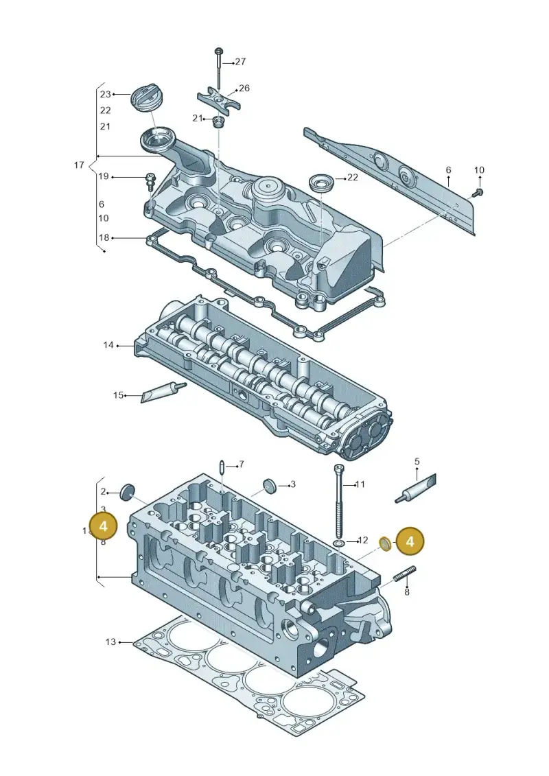 N0119079 — Volkswagen Transport. multivan (2019-2024) diagram 7ep103075, position 4