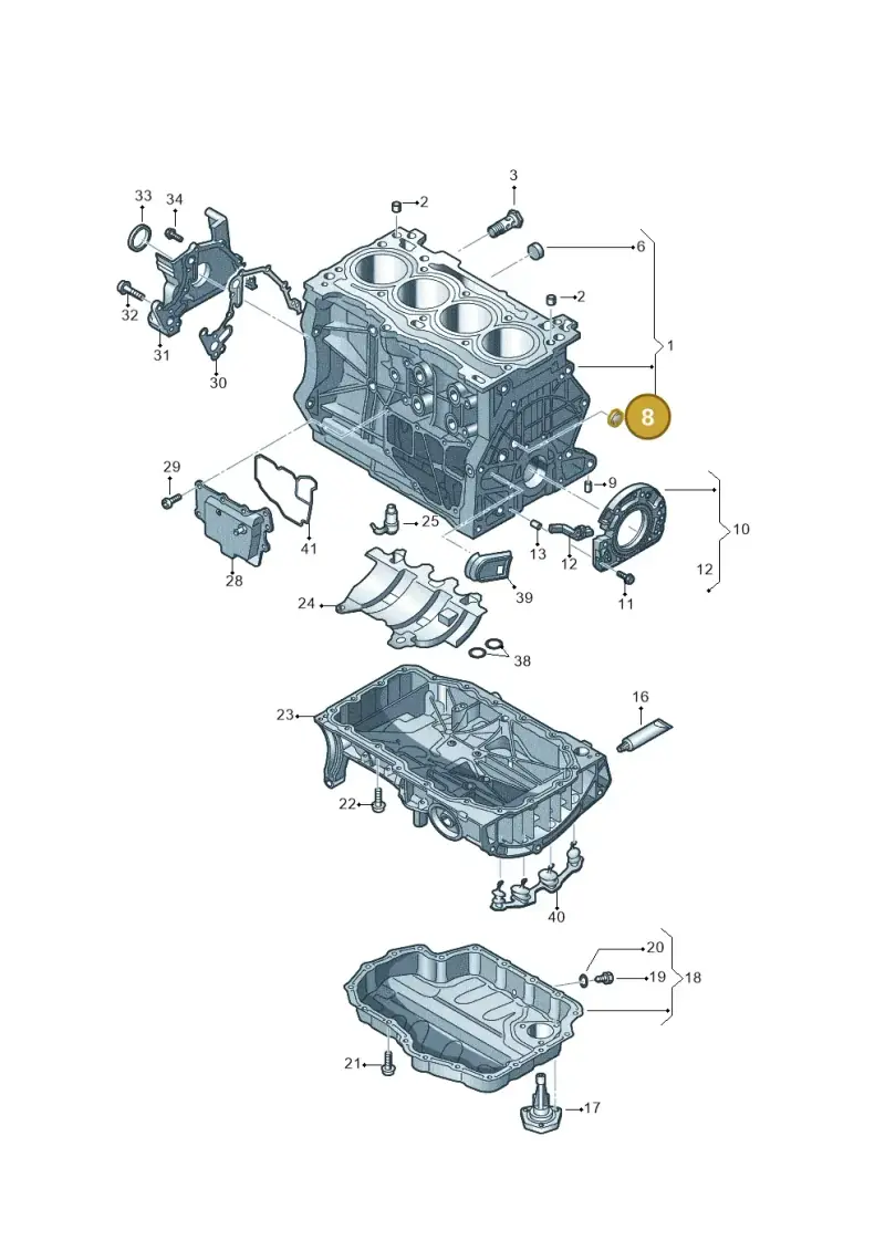 N0119098 — Volkswagen Passat estate (2023-) diagram 813103006, position 8