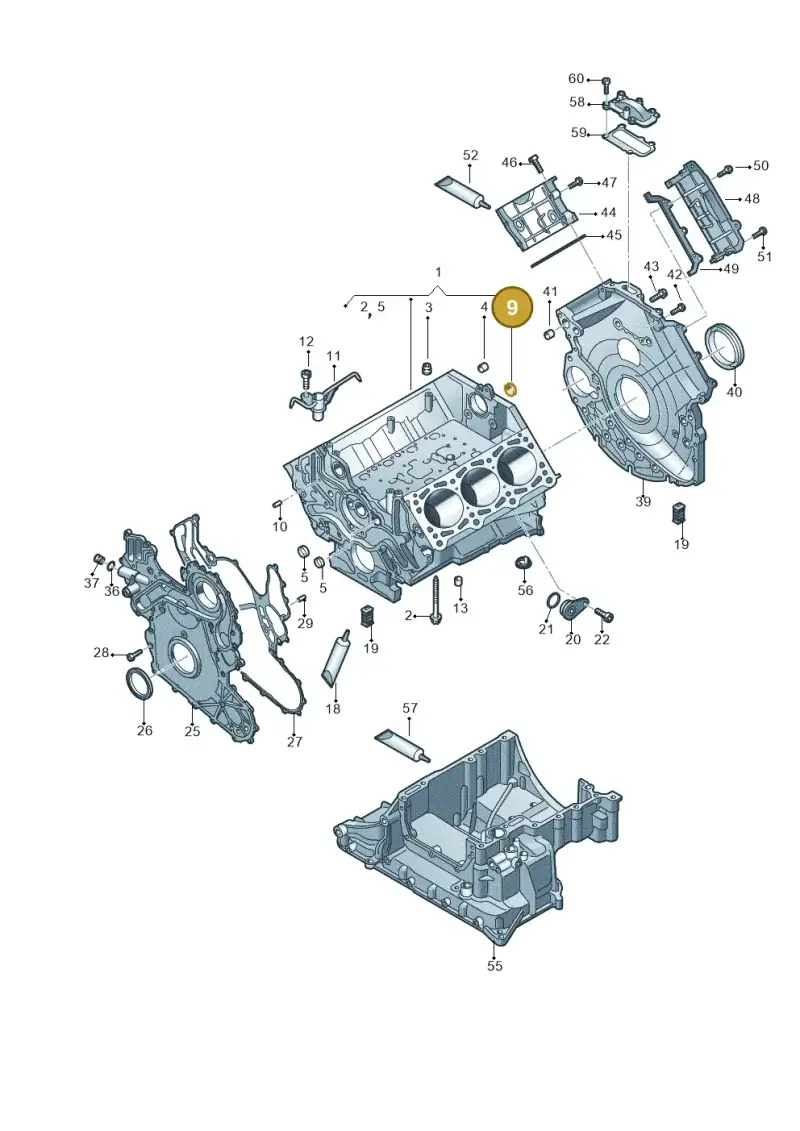 N01191410 — Volkswagen Amarok twin cab (2022-) diagram 894103250, position 9