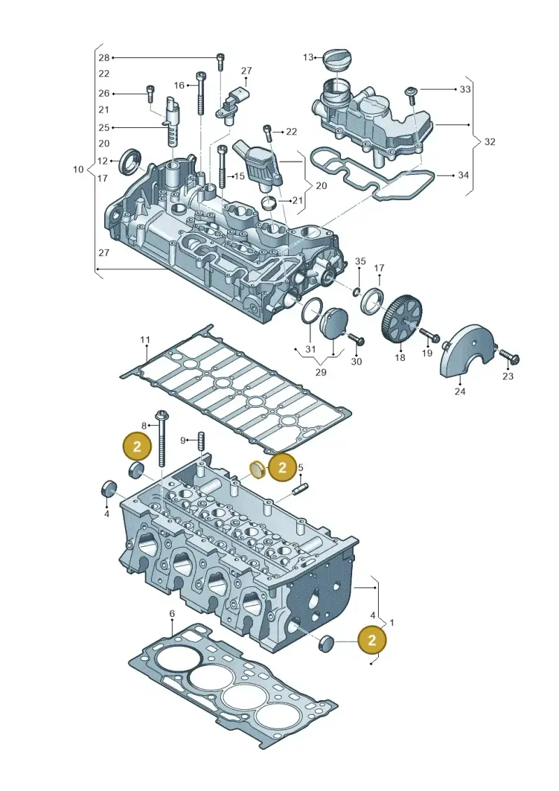 N01191411 — Volkswagen T-Roc convertible 1.5 (2019-2024) diagram 827103460, position 2