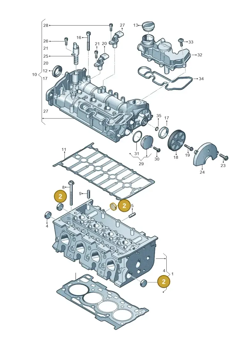 N01191411 — Volkswagen Caddy Maxi Kombi (2020-2024) diagram 827103540, position 2