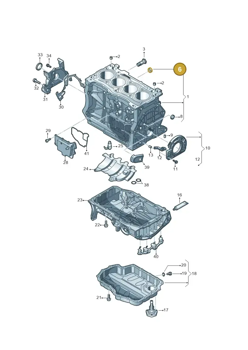 N0119173 — Volkswagen Passat estate (2023-) diagram 813103006, position 6