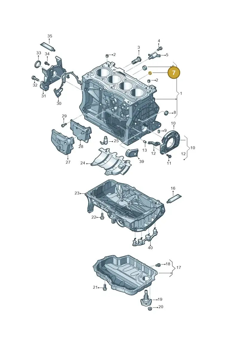 N0119185 — Volkswagen Multivan (2021-) diagram 5h0103006, position 7
