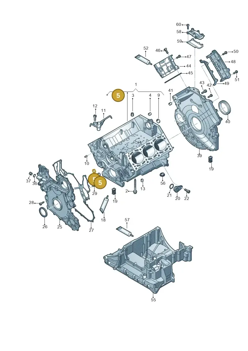 N0119185 — Volkswagen Amarok twin cab (2022-) diagram 894103250, position 5