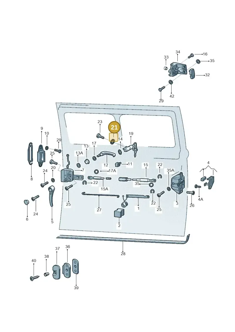 N0121301 — Volkswagen Kombi (2011-) diagram 308843300, position 21