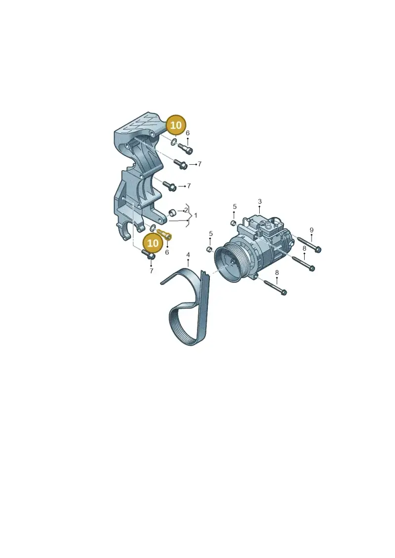 N0122093 — Volkswagen Touareg (2005-2006) diagram 274260000, position 10