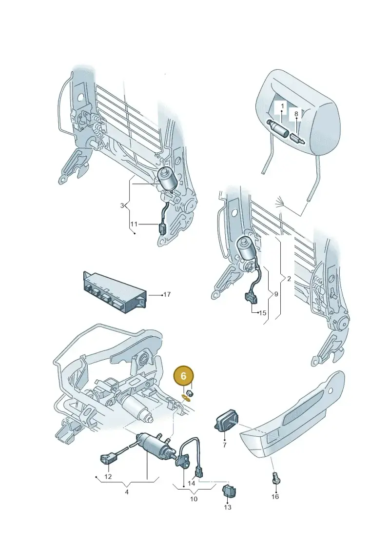 N0122253 — Audi A4/Avant (1999-2001) diagram 119959200, position 6