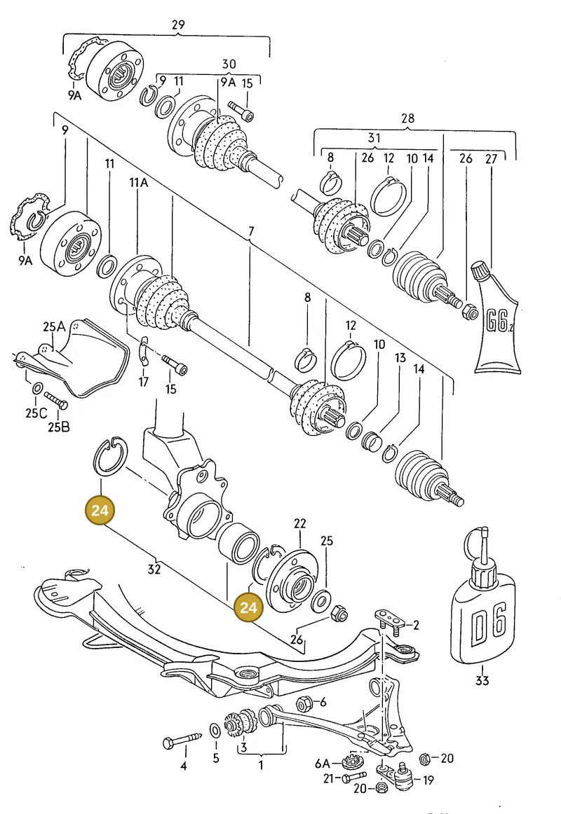 N0122922 — Audi COUPE/2           88 (1987-1987) diagram 008056000, position 24