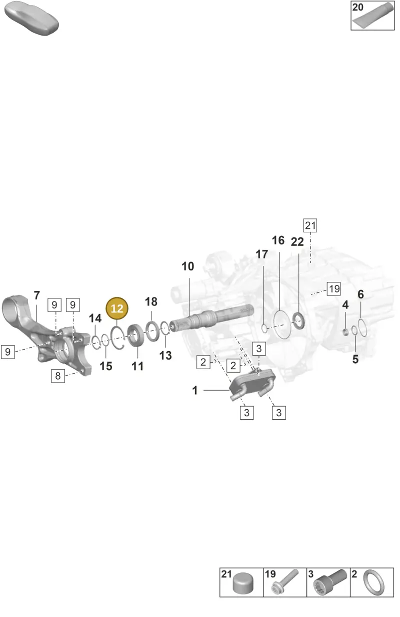 N0122922 — Porsche Taycan Sport Turismo (2019-2024) diagram p56355100, position 12