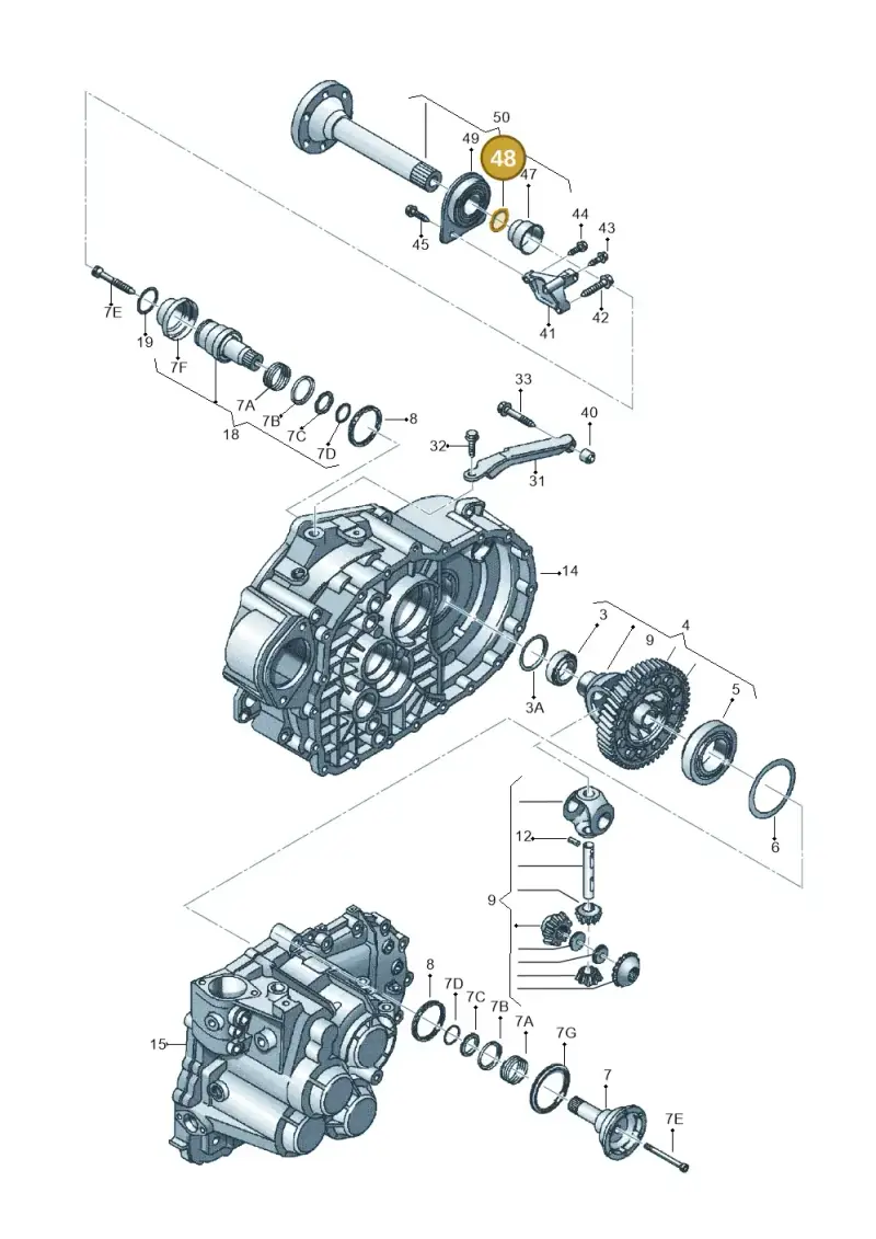N0123761 — Volkswagen SHARAN/4MOTION (2005-) diagram 406409150, position 48