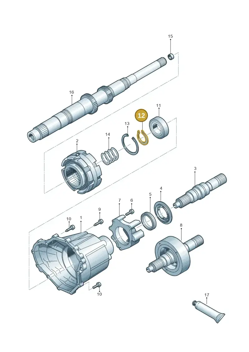 N0123761 — Audi A7 Sportback (2014-2018) diagram 695409900, position 12