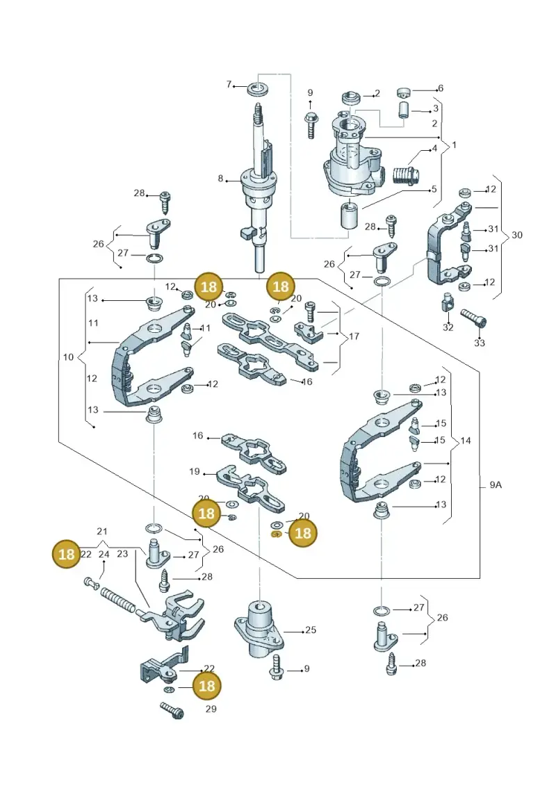 N0124373 — Volkswagen Jetta Wagon (2001-2001) diagram 121311900, position 18