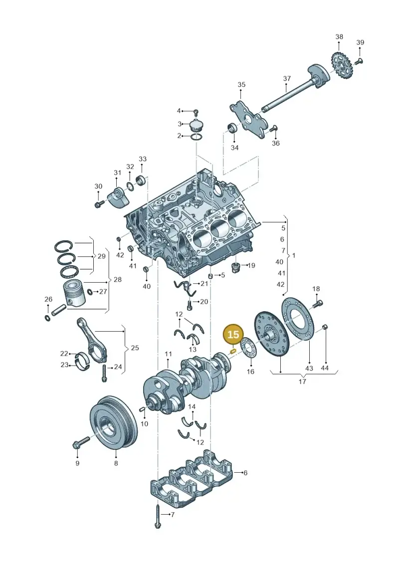 N0131991 — Audi Q8 (2018-2025) diagram 896103550, position 15