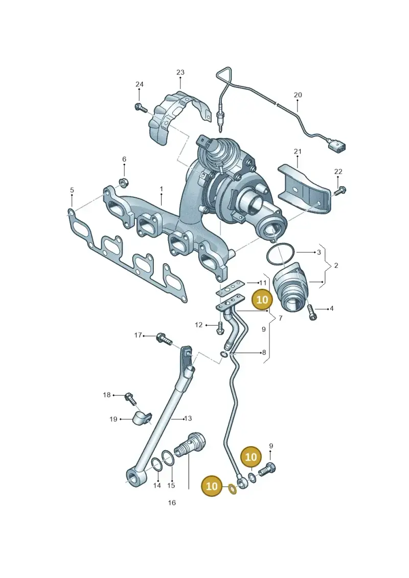 N0138123 — Volkswagen Jetta (2014-2017) diagram 649145650, position 10