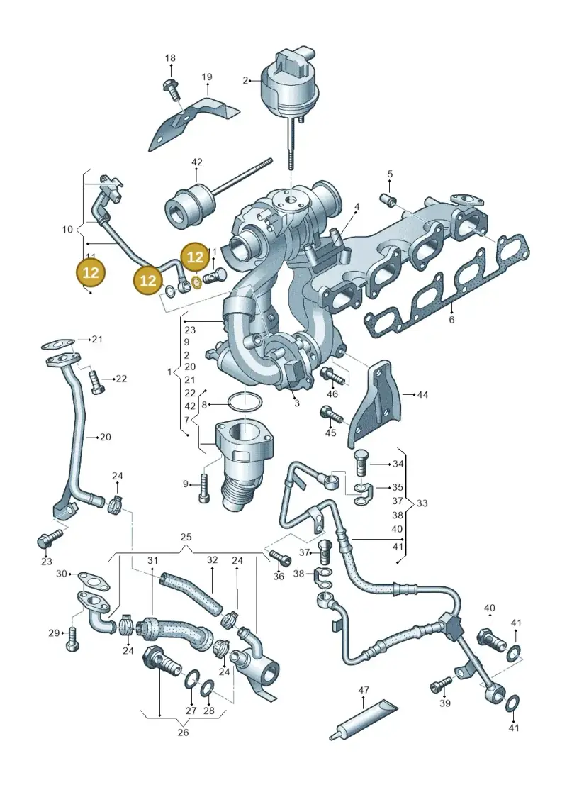 N0138133 — Volkswagen Amarok twin cab (2022-) diagram 683145650, position 12