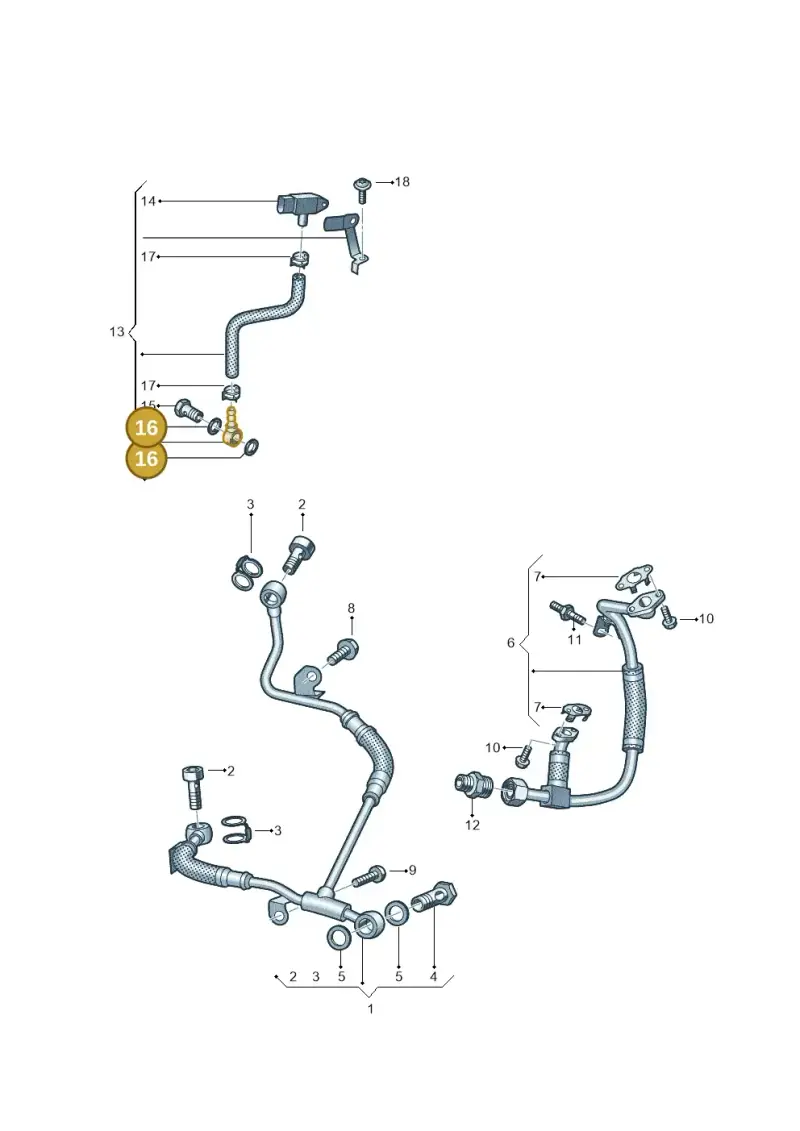 N0138133 — Volkswagen Transport. multivan (2019-2024) diagram 861145660, position 16