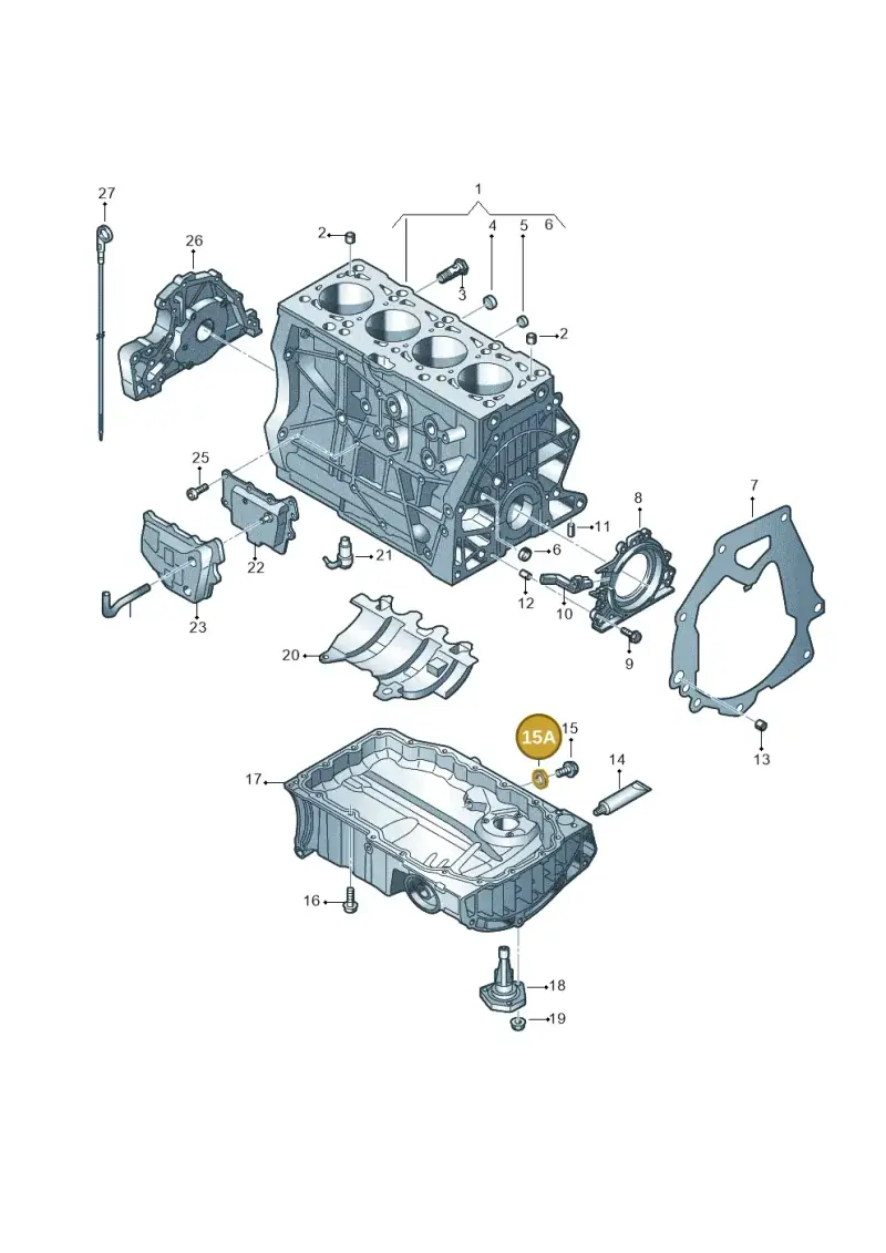 N0138157 — Volkswagen Beetle (2016-2019) diagram 746103010, position 15A
