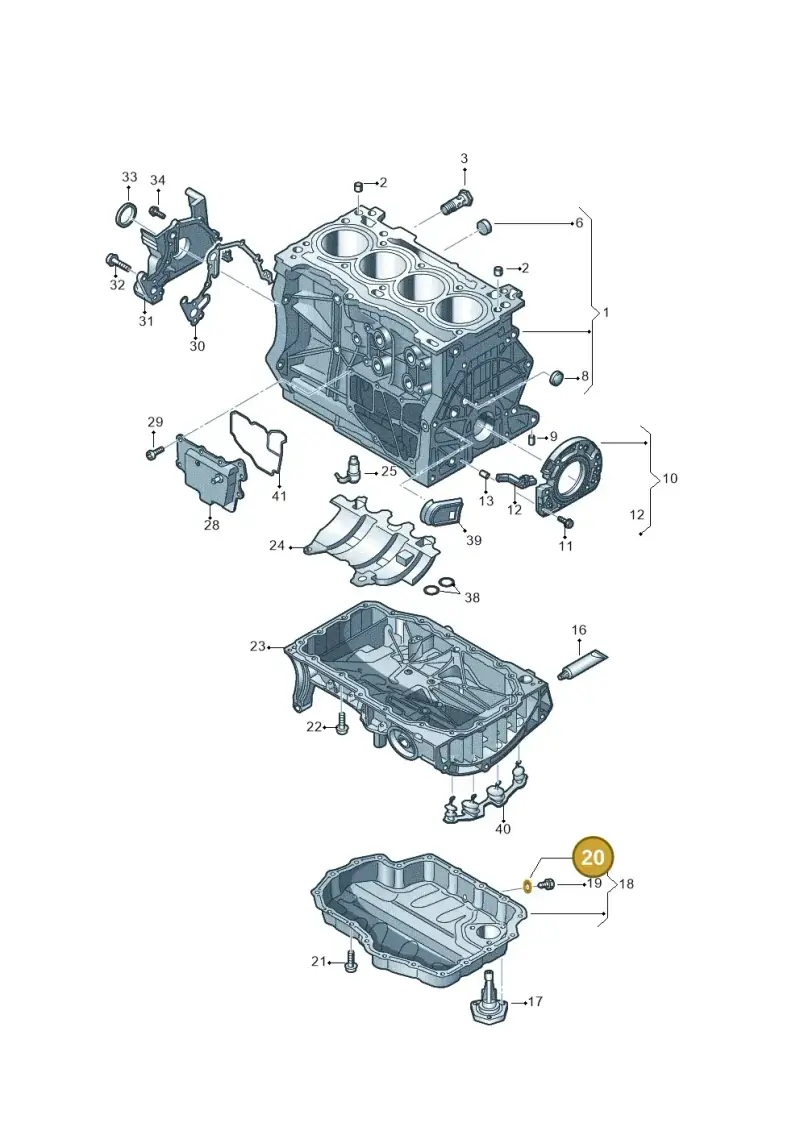 N0138158 — Volkswagen Passat estate (2023-) diagram 813103006, position 20