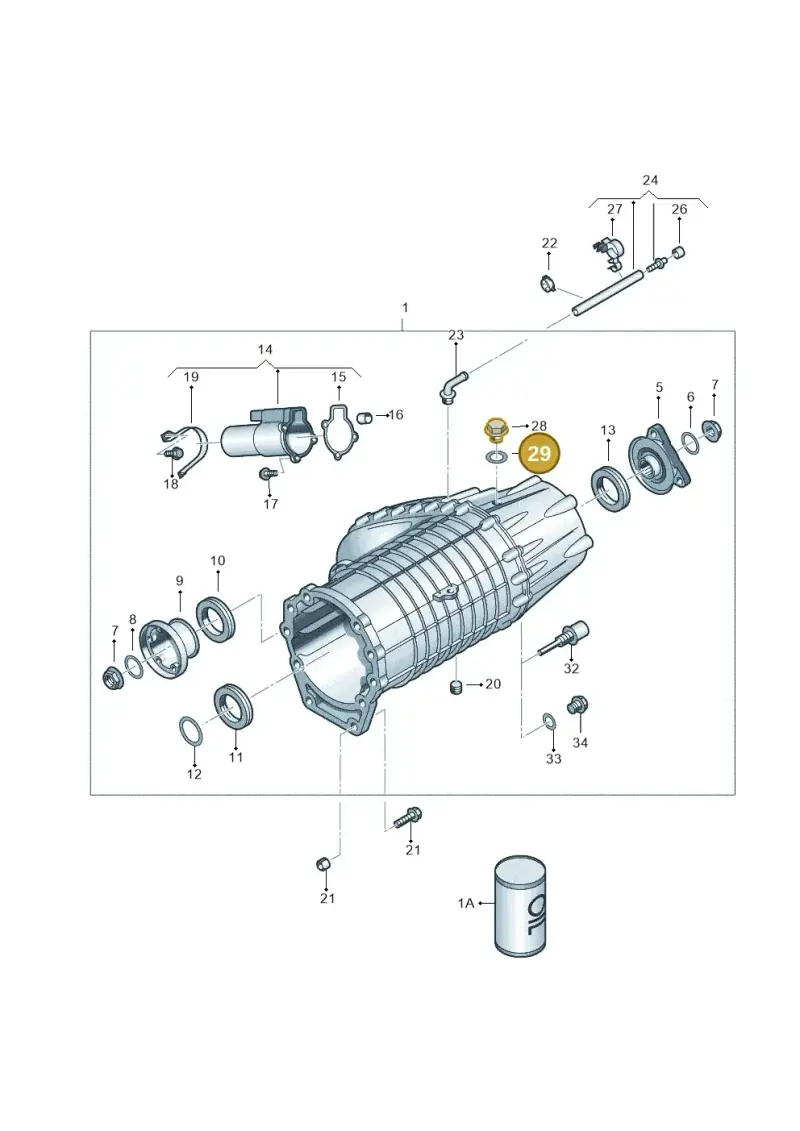N0138165 — Volkswagen Touareg                08> (2007-) diagram 274341150, position 29