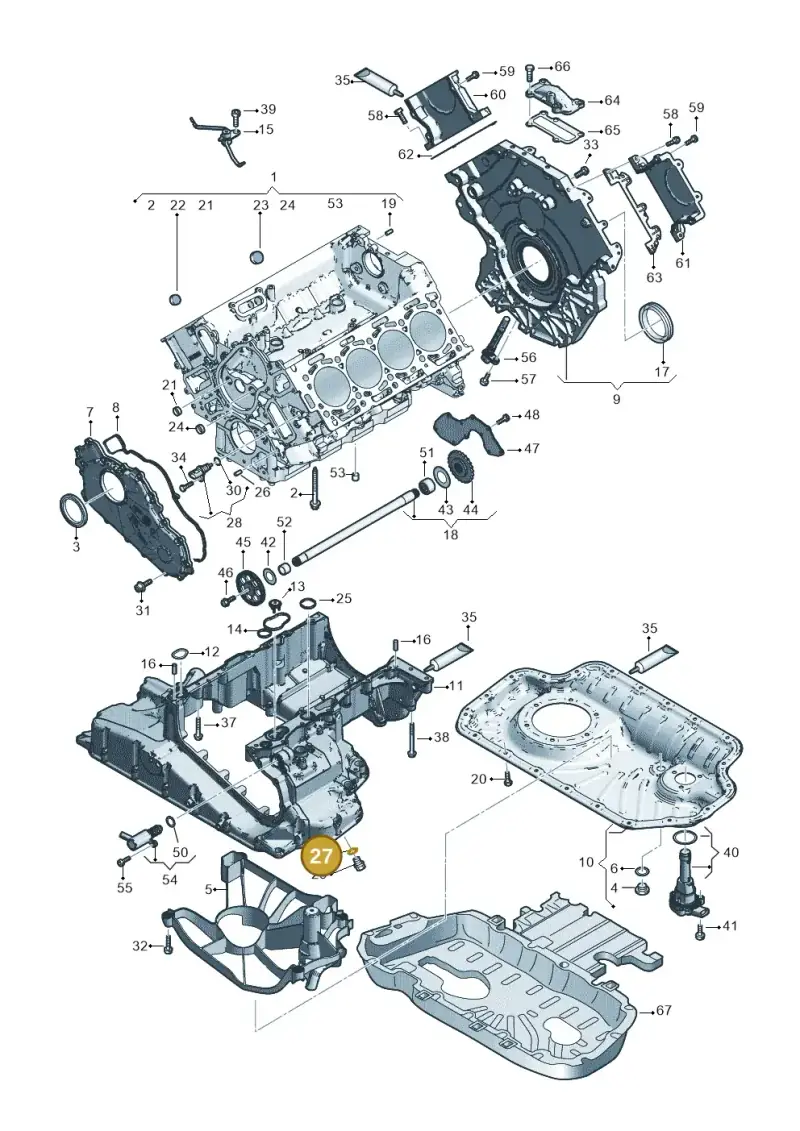 N0138326 — Volkswagen Touareg (2017-2023) diagram 859103500, position 27
