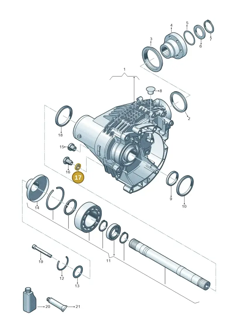 N0138444 — Volkswagen Transport. multivan (2019-2024) diagram 861409000, position 17