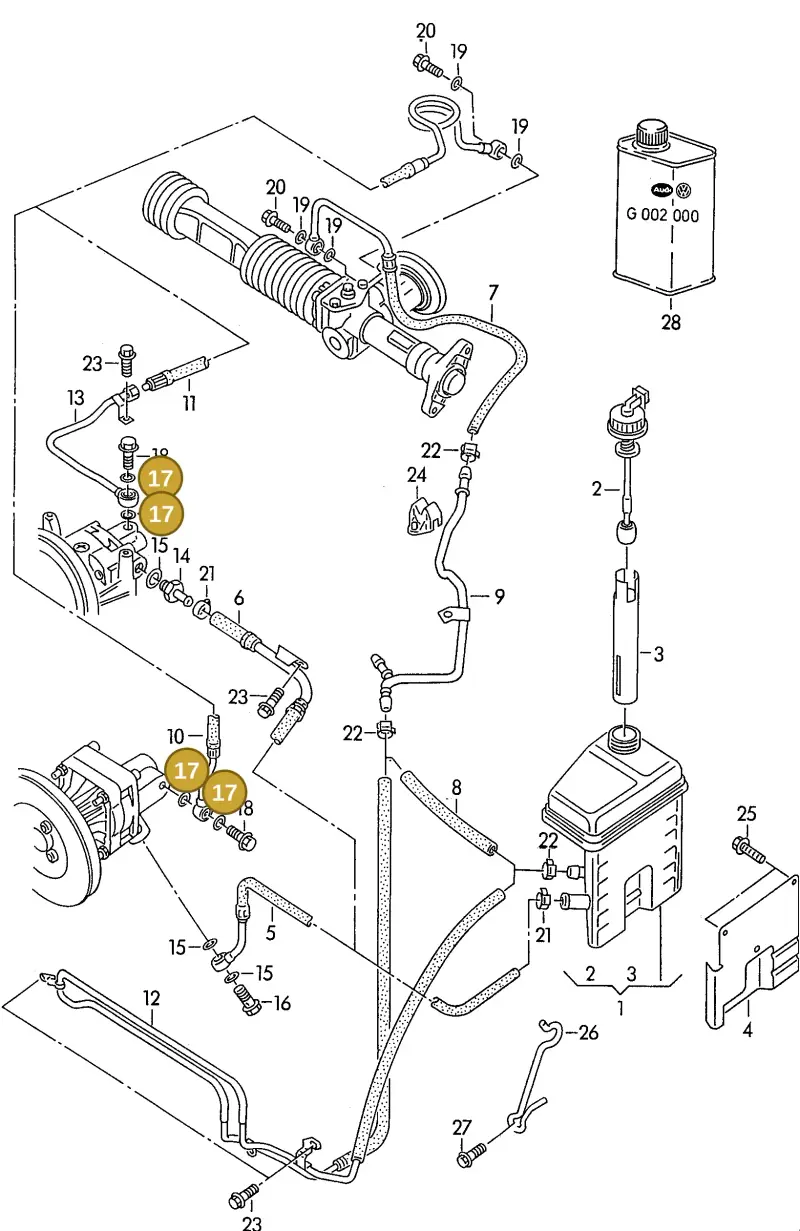 N0138486 — Audi A6/Wagon          96 (1995-1996) diagram 118422450, position 17