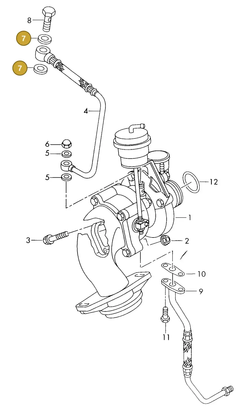 N0138486 — Volkswagen TRANSPORTER SYNCRO (1995-1995) diagram 169145450, position 7