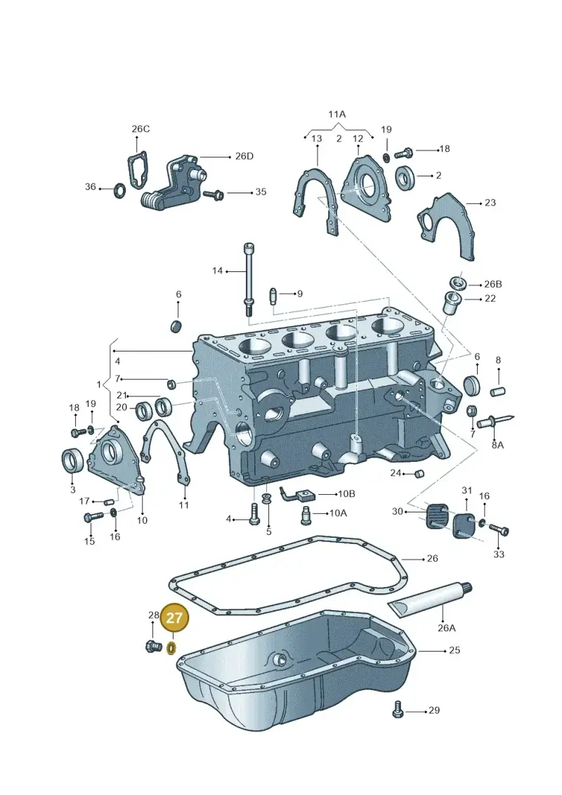 N0138492 — Volkswagen CADDY-KOMBI/KASTENW.   06> (2005-) diagram 303103100, position 27
