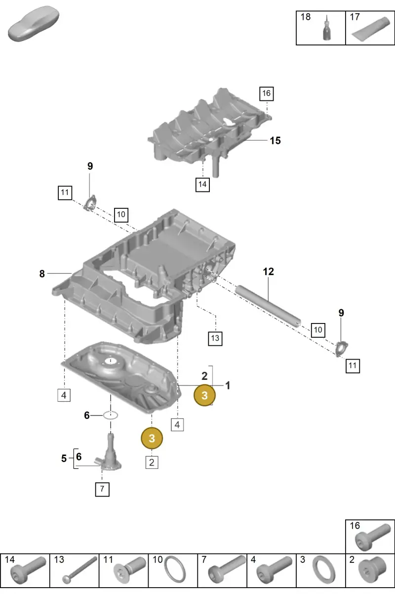 N0138494 — Porsche Panamera (2023-2025) diagram p58104100, position 3