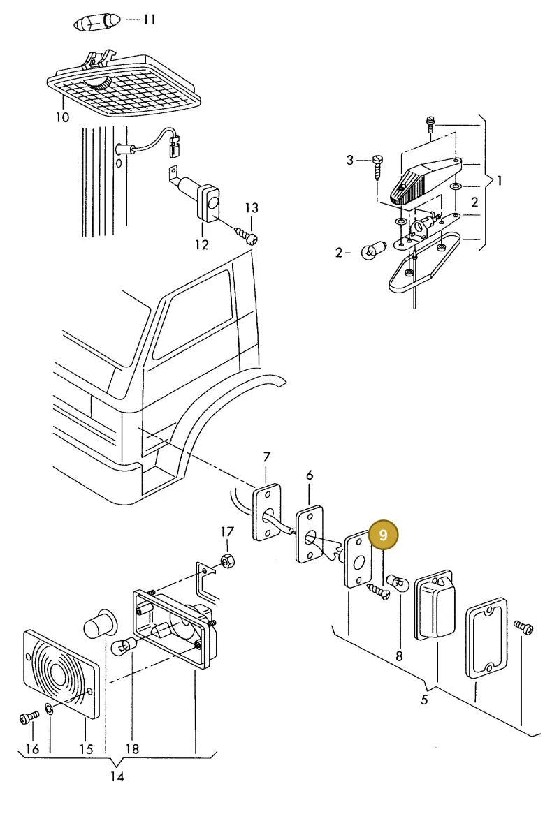 N0139401 — Volkswagen L80 (1995-1999) diagram 085945200, position 9