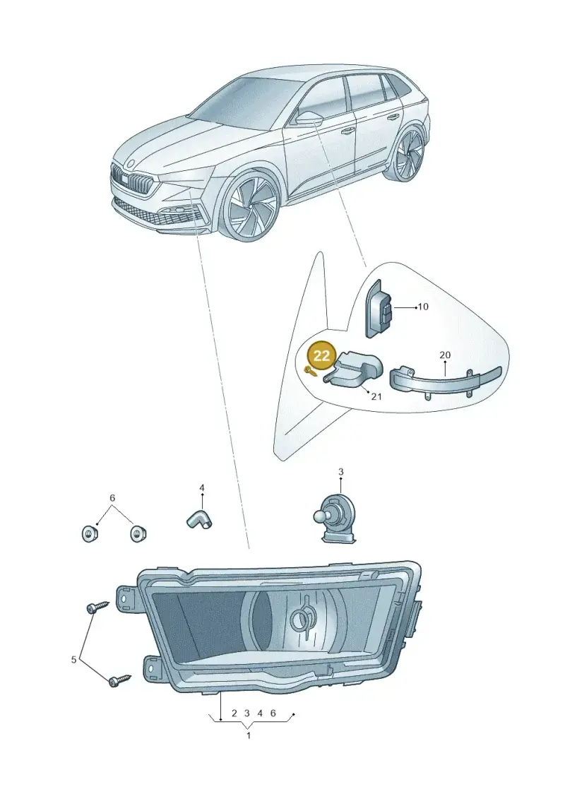 N01396511 — Skoda Kodiaq (2018-2022) diagram 584941040, position 22