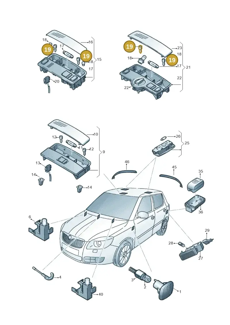 N01396511 — Skoda Fabia (2014-2022) diagram 797947000, position 19